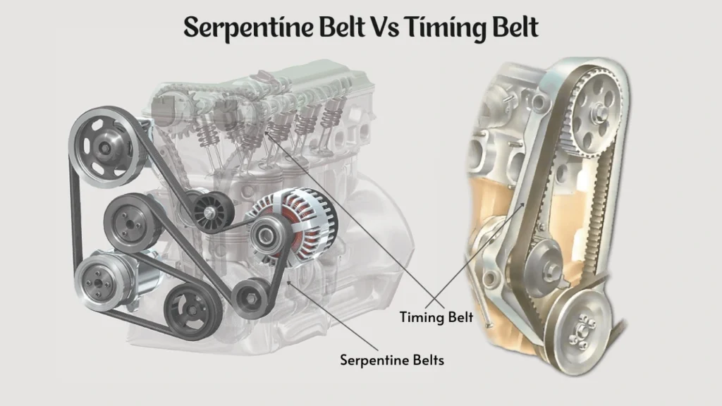 Serpentine Belt vs Timing Belt