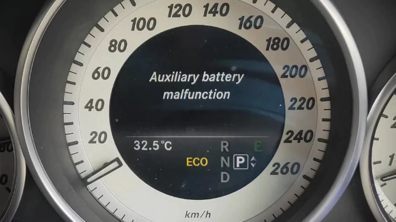 Auxiliary Battery Malfunction