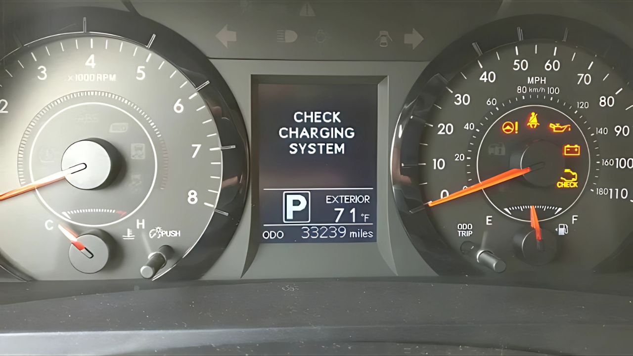 Check Charging System Warning Light