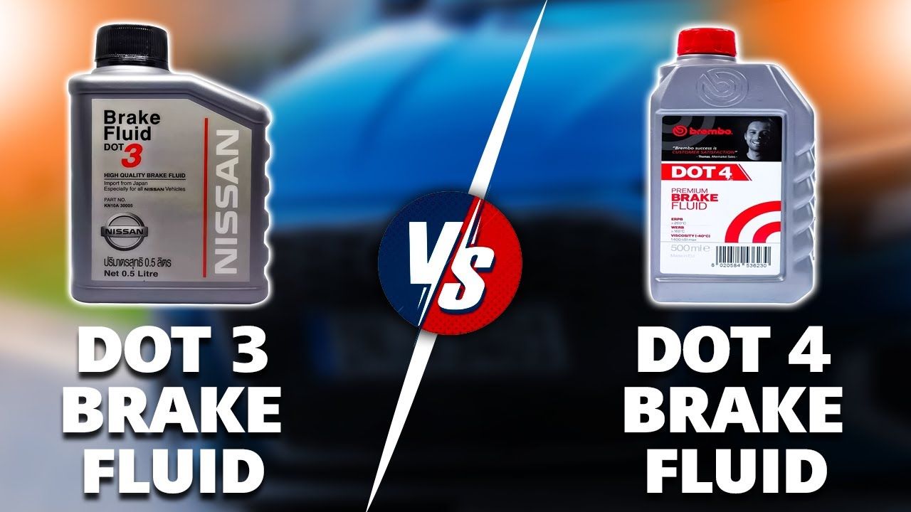 DOT 3 vs.DOT 4 brake fluid