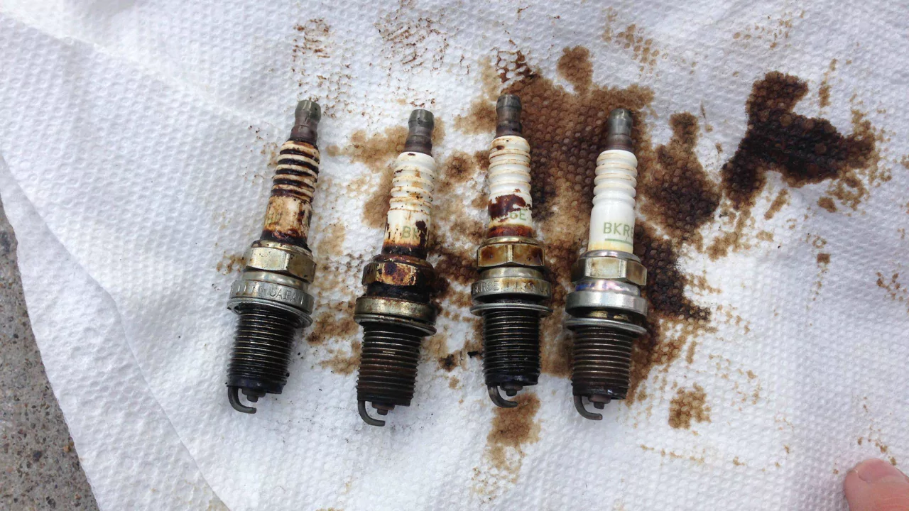 Oil On Spark Plugs