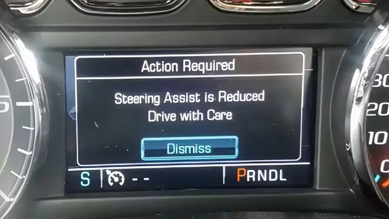 Steering Assist Is Reduced Drive With Care